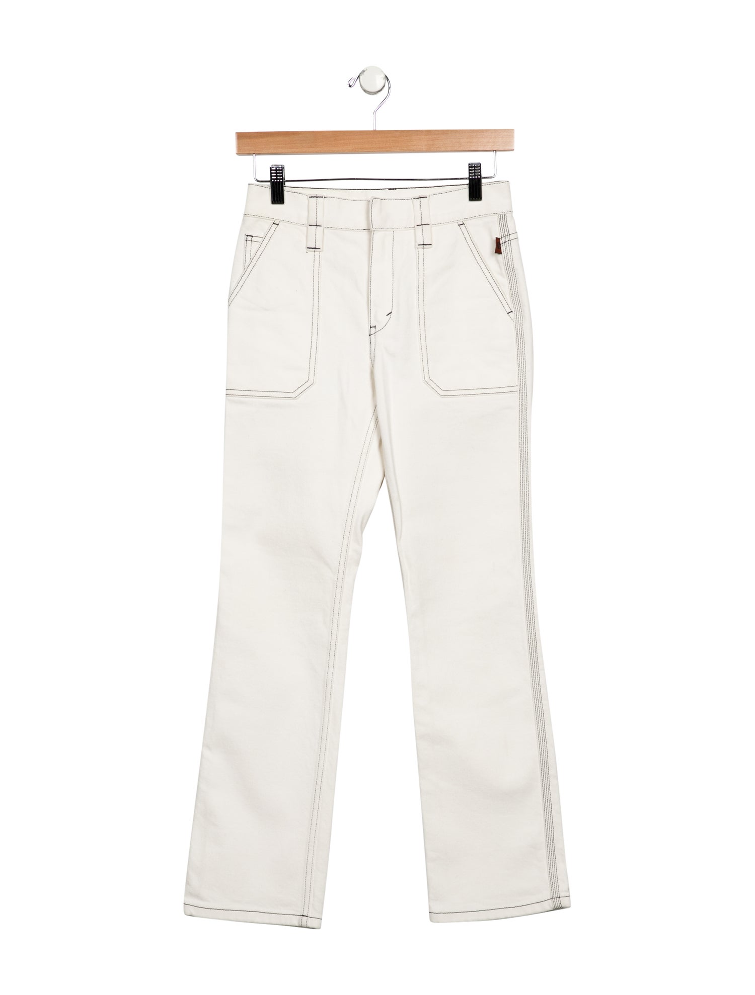 Chloé Mid-Rise Straight Leg Jeans